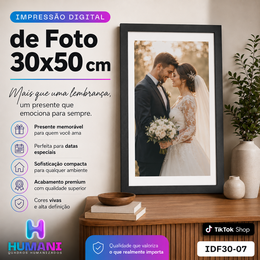 Quadros personalizados COLEÇÃO MINHAS IMAGENS PREFERIDAS 21x30 moldura MDF com proteção em acetato (Cópia)