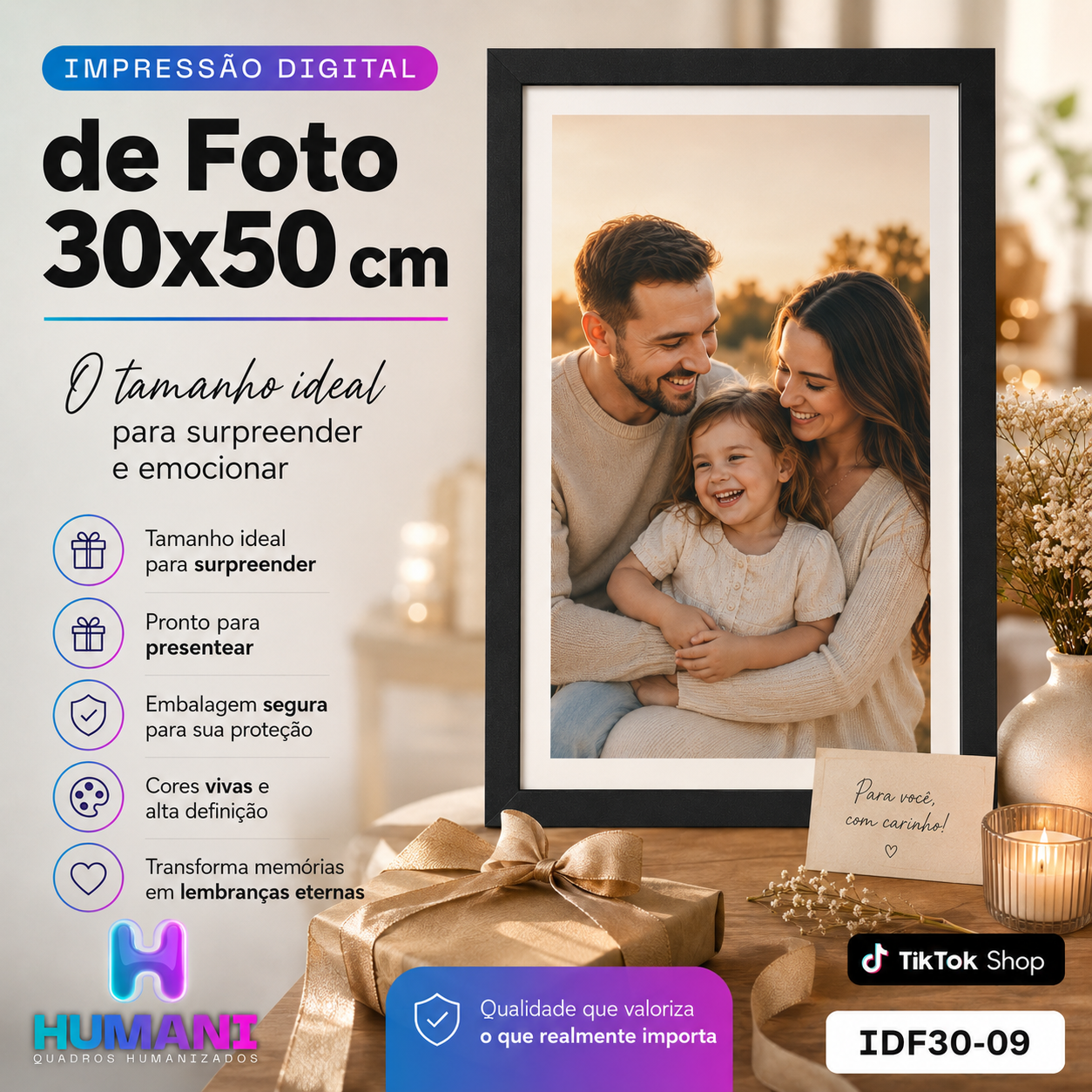Quadros personalizados COLEÇÃO MINHAS IMAGENS PREFERIDAS 21x30 moldura MDF com proteção em acetato (Cópia)