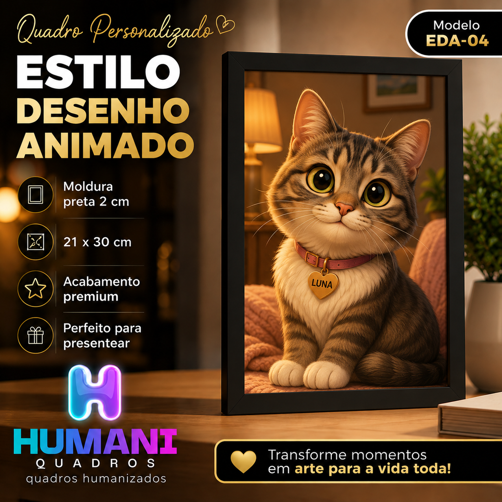 Quadros personalizados COLEÇÃO DESENHO PIXAR 21x30 moldura MDF com proteção em acetato (Cópia) (Cópia)